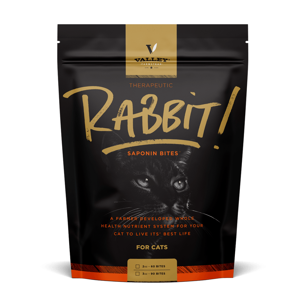 Rabbit Saponin Bites™ For Cats - Saponin Bites™ by Valley Farmstead